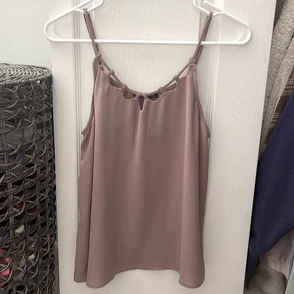 Satin Flowy Tank Top